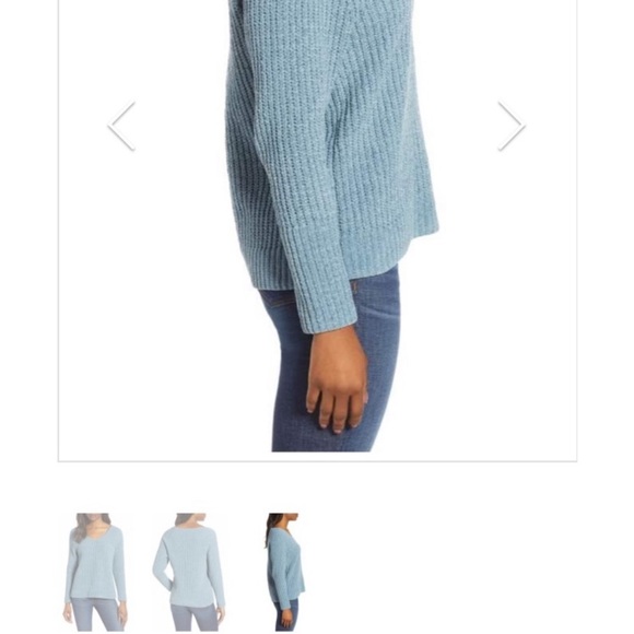 BOGO NWOT Soft & Cozy Lucky Blue Knit Sweater - Picture 3 of 7